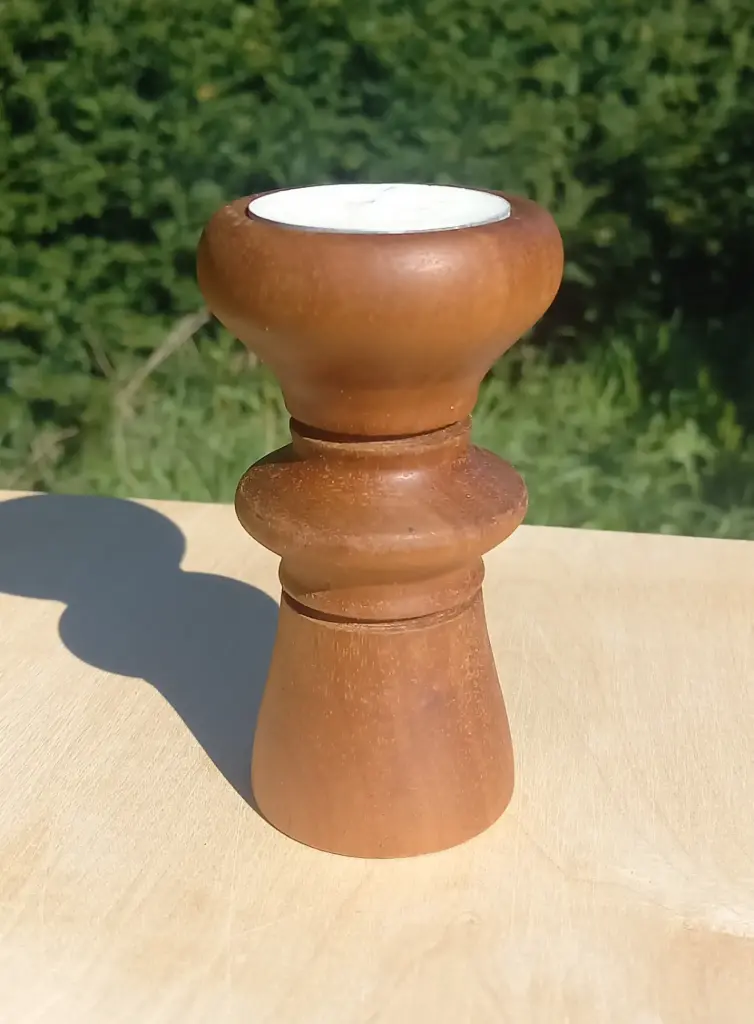 Bougeoir bois d'Acajou   F14 